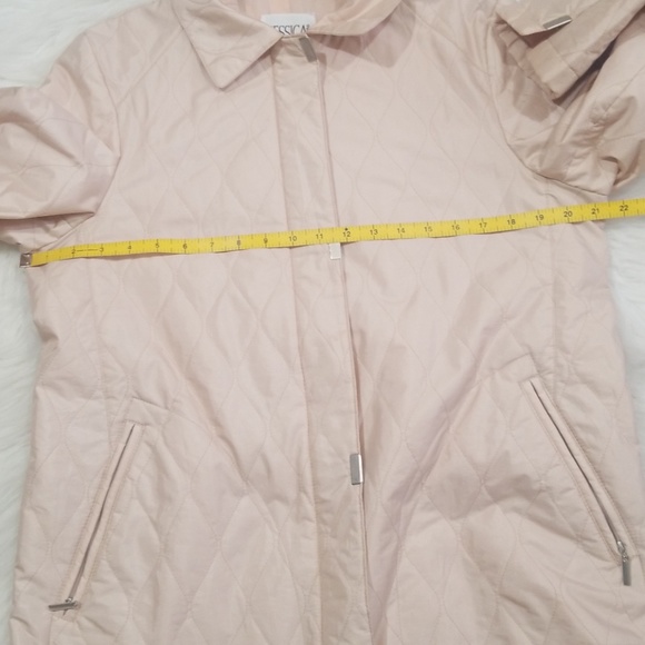 Jessica blush pink zippered quilt jacket. Size M - Picture 7 of 8